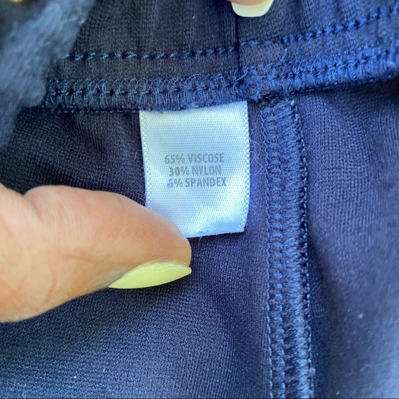 St. John Caviar Cropped Ponte Leggings M - Picture 8 of 11